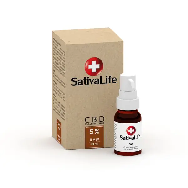 Olejek CBD 5% RAW